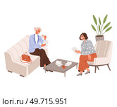 People office work. Vector illustration. Office workers appreciate guidance and support of office manager A worker employee takes ownership of their work and delivers results efficiently People in. People office work. Office workers maintain professionalism and adhere to company policies and procedures. Стоковая иллюстрация, агентство Ingram Publishing / Фотобанк Лори