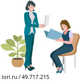 Office workers. Vector illustration. A business person adapts to changing market trends and challenges The office workplace promotes culture of professionalism and teamwork Teamwork maximizes. Office workers. Office workers adapt to changing work dynamics and embrace innovation Office work requires effective. Стоковая иллюстрация, агентство Ingram Publishing / Фотобанк Лори