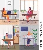 Office staff, work and communication. Head and subordinates. Various workers, managers team. Top managers employees of different levels. Office workers. Co-workers. Colleagues discuss project teamwork. Office workers. Co-workers. Colleagues discuss project teamwork. Office staff work and communication. Стоковая иллюстрация, агентство Ingram Publishing / Фотобанк Лори