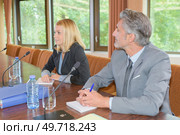 portrait of people ready for media coverage. Стоковое фото, агентство Ingram Publishing / Фотобанк Лори