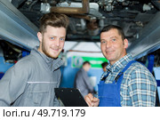 a young mechanic at work. Стоковое фото, агентство Ingram Publishing / Фотобанк Лори