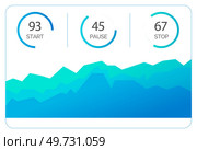 Infographic dashboard. Admin panel. Vector illustrarion The template provided structure for organizing financial data The finance department conducted thorough analysis budget The information. Infographic dashboard. The statistics revealed steady growth in revenue. Стоковая иллюстрация, агентство Ingram Publishing / Фотобанк Лори
