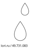 Water and juice splash liquide. One line stroke outline vector Illustration A dripped droplet, micro tale of gravity and surface tension A spill shape, abstract artists delight born from accident. Water and juice splash liquide. A wave shape, rhythmic pattern inspired by seas dance A drop shape, simple yet profound. Стоковая иллюстрация, агентство Ingram Publishing / Фотобанк Лори