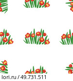 Flower pattern vector illustration. The patterned fabric showcased variety blossoming flowers The flower pattern metaphor illustrated growth and transformation individuals The flowery design evoked. Flower pattern. The repetitive pattern created sense rhythm and harmony. Стоковая иллюстрация, агентство Ingram Publishing / Фотобанк Лори