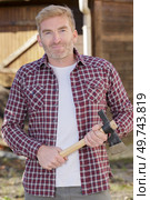portrait of a male lumberjack. Стоковое фото, агентство Ingram Publishing / Фотобанк Лори