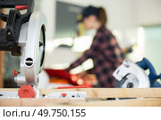 power tools  circular saws on a white background. Стоковое фото, агентство Ingram Publishing / Фотобанк Лори