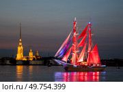 Санкт-Петербург. "Алые паруса 2025". Репетиция праздника. Редакционное фото, фотограф Литвяк Игорь / Фотобанк Лори