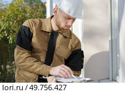 building project surveyor. Стоковое фото, агентство Ingram Publishing / Фотобанк Лори