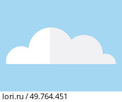 Cloud vector illustration. Fluffy cumulus clouds drift effortlessly, adding touch magic to high sky Cloud metaphors weave story natures mood, reflected in changing clouds. Cloud. Seasonal changes bring variations in cloud concepts, from misty to clear skies. Стоковая иллюстрация, агентство Ingram Publishing / Фотобанк Лори