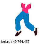 Clothes vector illustration. Casual attire seamlessly bridges gap between work and leisure, offering comfort and versatility Fashionable outfits serve as canvas for expressing creativity. Clothes. Fabric choices influence comfort and durability apparel. Стоковая иллюстрация, агентство Ingram Publishing / Фотобанк Лори