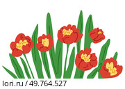 Spring flower vector illustration. The floral arrangements captured essence springs natural charm The blooming flowers symbolized awakening nature in spring The botanical garden was haven tranquility. Spring flower. The flowering trees transformed landscape into dreamy paradise. Стоковая иллюстрация, агентство Ingram Publishing / Фотобанк Лори