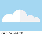Cloud vector illustration. Natural cloudscape formations paint sky in mesmerizing display nature Cloudy weather brings sense mystery, with misty vapors dancing in air. Cloud. The heavenly atmosphere is adorned with cumulus clouds, creating serene scene. Стоковая иллюстрация, агентство Ingram Publishing / Фотобанк Лори