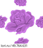 Flower pattern vector illustration. The flowering plants in garden created colorful and bloomy atmosphere The blossoming flowers symbolized beginning new season The continuous flower pattern on dress. Flower pattern. The flower patterned curtains provided touch charm and elegance to room. Стоковая иллюстрация, агентство Ingram Publishing / Фотобанк Лори