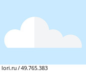 Cloud vector illustration. Dreamlike clouds create sense wonder, turning atmosphere into canvas Fluffy cumulus clouds drift effortlessly, adding touch magic to high sky. Cloud. Wind patterns influence movement and shape cumulus clouds in sky. Стоковая иллюстрация, агентство Ingram Publishing / Фотобанк Лори