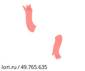 Body part hands vector illustration. Body shape awareness contributes to holistic approach to health and wellness Anatomic understanding is essential for promoting culture preventive healthcare. Body part. Learning about body parts fosters holistic approach to healthcare. Стоковая иллюстрация, агентство Ingram Publishing / Фотобанк Лори