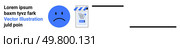 Blue sad face emotion next to a shopping bag with a shopping cart icon. Placeholder text Lorem Ipsum included. Ideal for e-commerce, social media, customer feedback, emotional expression, digital. Blue Sad Face emotion Next to Shopping Bag and Placeholder Text Lorem Ipsum. Стоковая иллюстрация, агентство Ingram Publishing / Фотобанк Лори