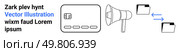 Credit card, megaphone, and file transfer icons connected with arrows. Ideal for business communication, online transactions, marketing campaigns, data exchange, informational design, web. Simplified Design Illustrating Megaphone, Cards, and File Transfer Concept Through Vector Graphics. Стоковая иллюстрация, агентство Ingram Publishing / Фотобанк Лори