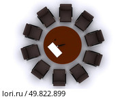 bargaining table. 3D. Стоковое фото, агентство Ingram Publishing / Фотобанк Лори