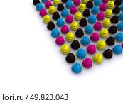 CMYK christmas tree. 3D firtree. Стоковое фото, агентство Ingram Publishing / Фотобанк Лори