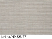 Natural cotton striped uncolored textured sacking burlap background. Стоковое фото, агентство Ingram Publishing / Фотобанк Лори