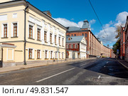 Москва, Таганка. Улица Станиславского. (2020 год). Стоковое фото, фотограф Игорь Рожков / Фотобанк Лори