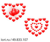 heart background. vector holiday valentine. Стоковая иллюстрация, агентство Ingram Publishing / Фотобанк Лори