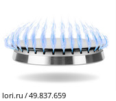 Stove gas burner isolated on a white background. Стоковое фото, агентство Ingram Publishing / Фотобанк Лори