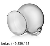Glass pitcher isolated on a white background. Стоковое фото, агентство Ingram Publishing / Фотобанк Лори