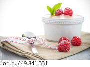 Paleo Diet Style Dessert Made of Dark Chocolate, Eggs and Coconut Milk. Стоковое фото, агентство Ingram Publishing / Фотобанк Лори