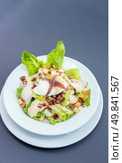 Ceasar Salad with grilled Chicken. Стоковое фото, агентство Ingram Publishing / Фотобанк Лори