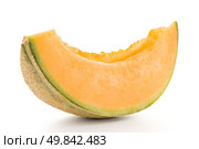 Juicy honeydew melon on a white background. Стоковое фото, агентство Ingram Publishing / Фотобанк Лори