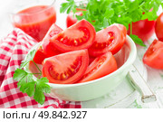 Fresh tomatoes. Стоковое фото, агентство Ingram Publishing / Фотобанк Лори