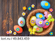 Easter eggs. Стоковое фото, агентство Ingram Publishing / Фотобанк Лори