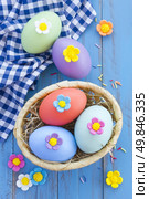 Easter eggs. Стоковое фото, агентство Ingram Publishing / Фотобанк Лори
