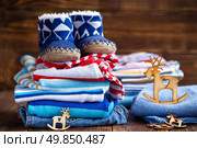 Baby clothes. Стоковое фото, агентство Ingram Publishing / Фотобанк Лори