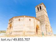 Veracruz medieval church, ancient templar church in Segovia, Spain. Стоковое фото, агентство Ingram Publishing / Фотобанк Лори