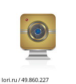 media interface camera vector graphic art illustration. Стоковая иллюстрация, агентство Ingram Publishing / Фотобанк Лори