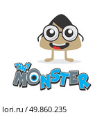 cartoon monster character theme vector art illustration. Стоковая иллюстрация, агентство Ingram Publishing / Фотобанк Лори