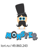 cartoon monster character theme vector art illustration. Стоковая иллюстрация, агентство Ingram Publishing / Фотобанк Лори