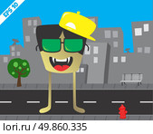 cartoon monster character theme vector art illustration. Стоковая иллюстрация, агентство Ingram Publishing / Фотобанк Лори