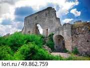 Ruins of old castle. Nature composition. Стоковое фото, агентство Ingram Publishing / Фотобанк Лори