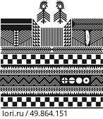 native american pattern vector graphic art illustration. native american pattern. Стоковая иллюстрация, агентство Ingram Publishing / Фотобанк Лори