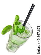 Mohito isolated on white. Стоковое фото, агентство Ingram Publishing / Фотобанк Лори