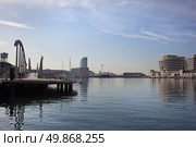 Rambla del Mar in Barcelona, Spain. Стоковое фото, агентство Ingram Publishing / Фотобанк Лори
