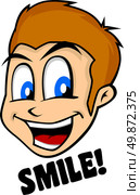 cartoon guy. cartoon guy thumbs up character vector illustration. Стоковая иллюстрация, агентство Ingram Publishing / Фотобанк Лори