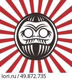 japan warrior doll character theme vector art illustration. japan warrior doll. Стоковая иллюстрация, агентство Ingram Publishing / Фотобанк Лори