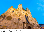 St. Stephan cathedral in Vienna at twilight, Austria. Стоковое фото, агентство Ingram Publishing / Фотобанк Лори