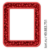 Human blood frame and healthy circulation border design health symbol with red cells flowing through a rectangular vein from the human circulatory system as a medical health care icon of cardiology and cardiovascular fitness. Стоковое фото, агентство Ingram Publishing / Фотобанк Лори