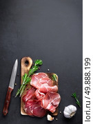 prosciutto. Стоковое фото, агентство Ingram Publishing / Фотобанк Лори