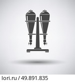 Soda siphon equipment icon. Soda siphon equipment icon on gray background with round shadow. Vector illustration. Стоковая иллюстрация, агентство Ingram Publishing / Фотобанк Лори